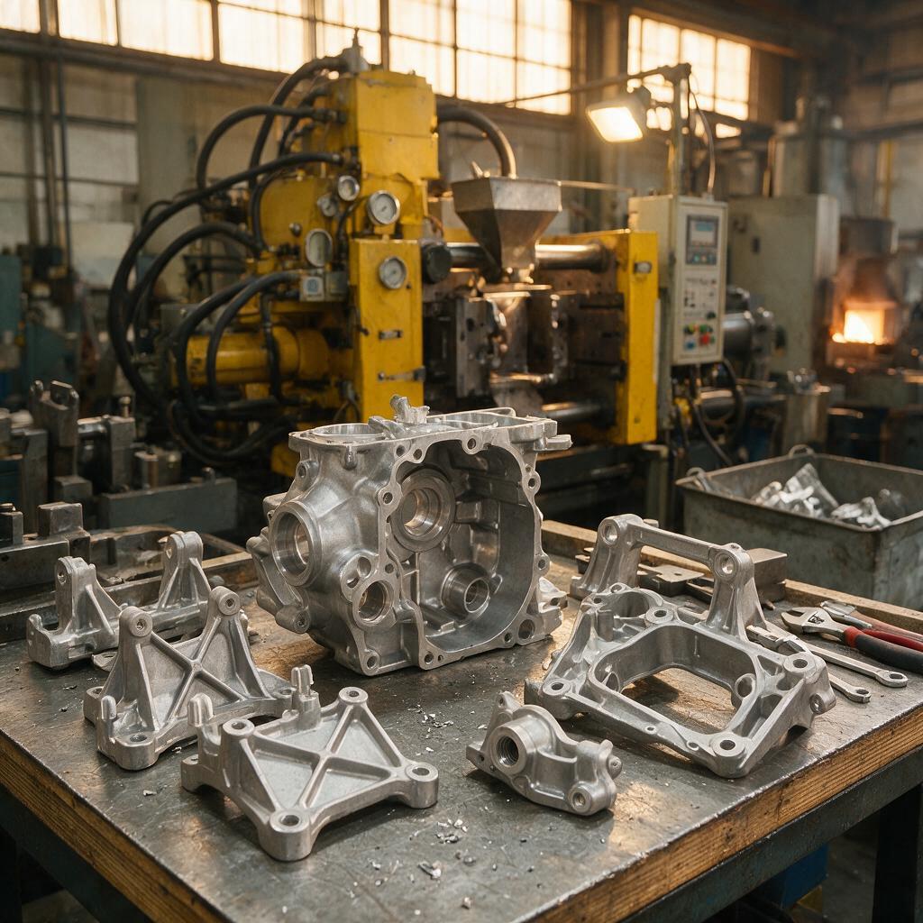 Aluminum die cast housings and structural parts