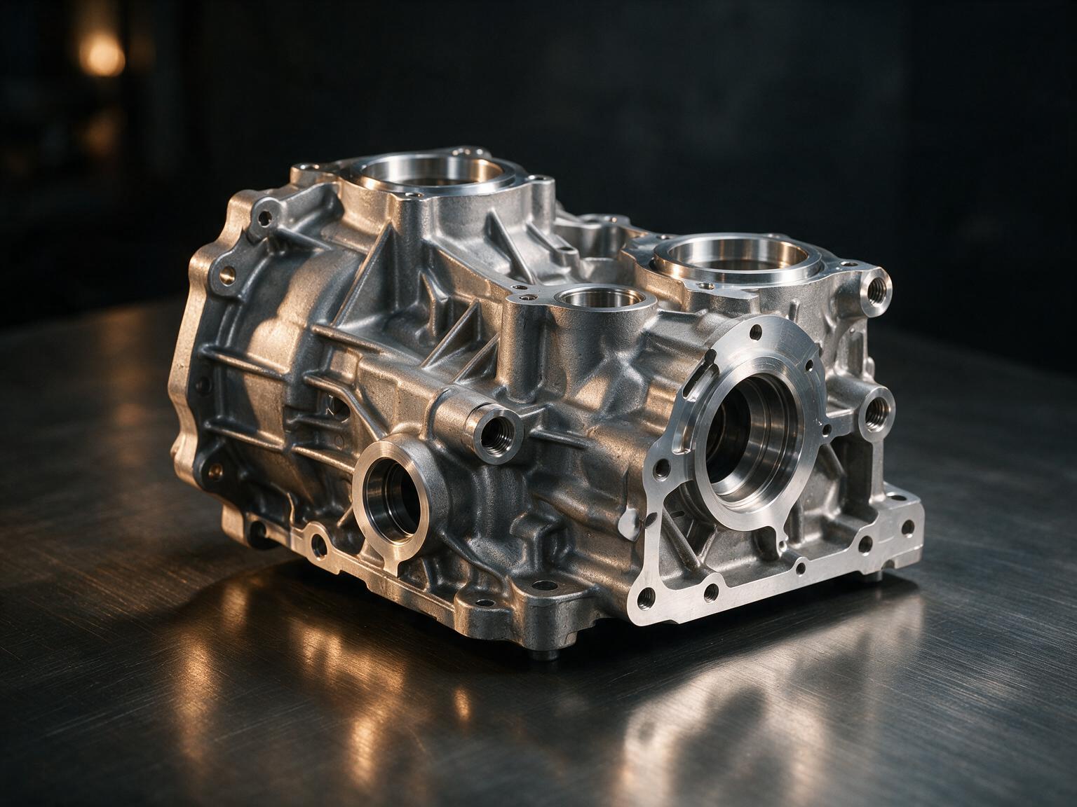 Aluminum die cast gearbox housing
